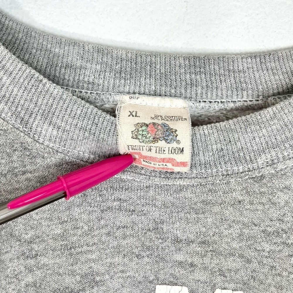 Vintage 80’s New York Jet’s Crewneck Sweatshirt Size XL - Picture 4 of 12